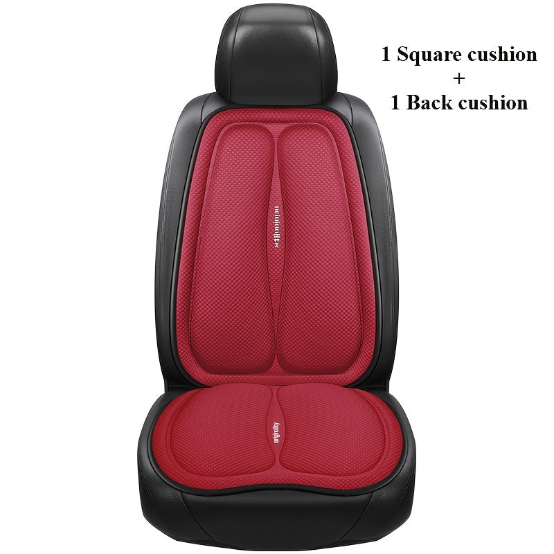 2pcs Set, Universal Car Seat Cushion + Backrest Padasons, Perfect Gift for Car Owners, Enhances Driving Experience