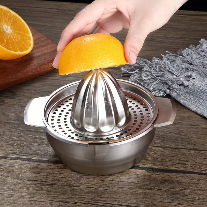 2pcs Stainless Steel Manual Citrus Juicer