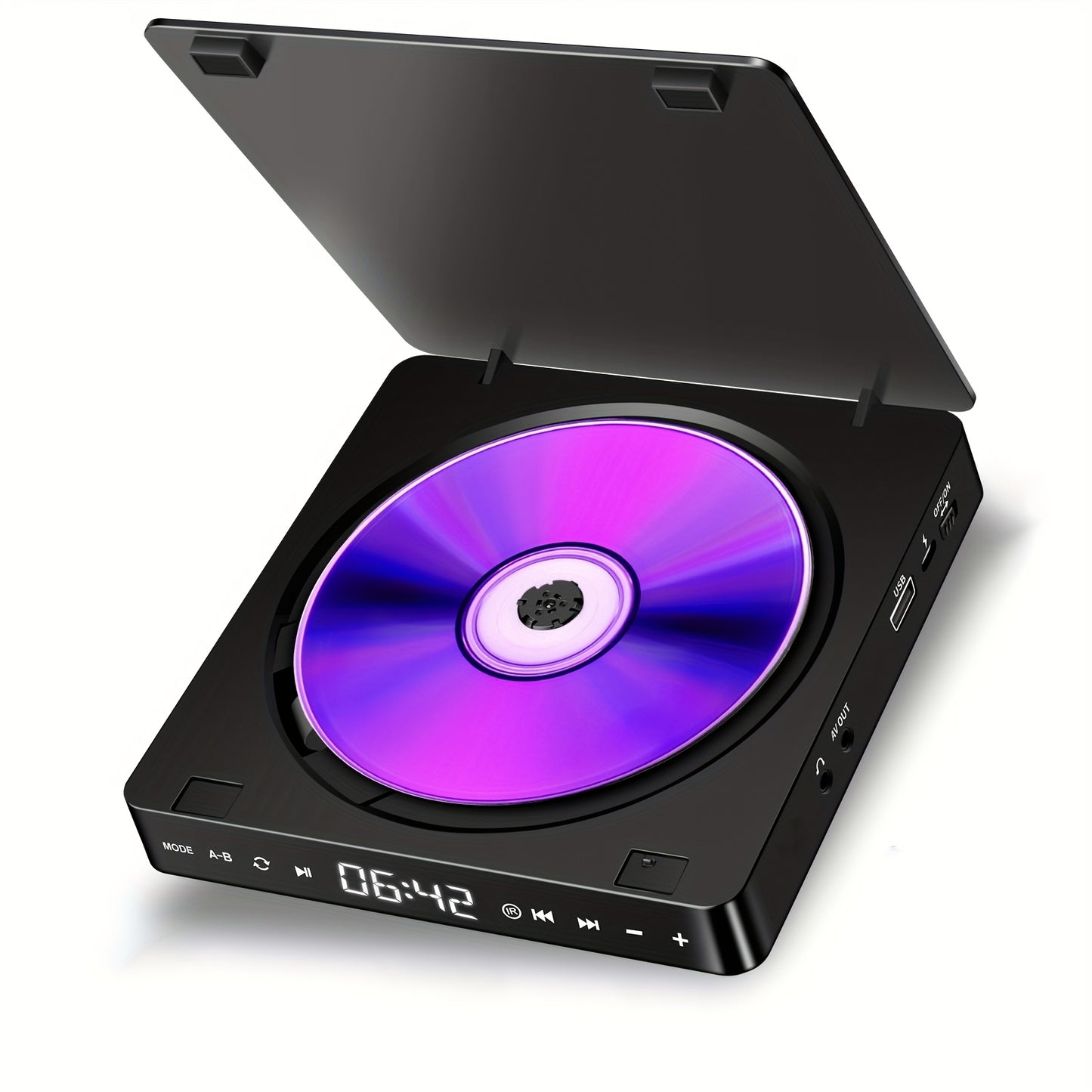 Compact 1080P Mini DVD Player with Remote
