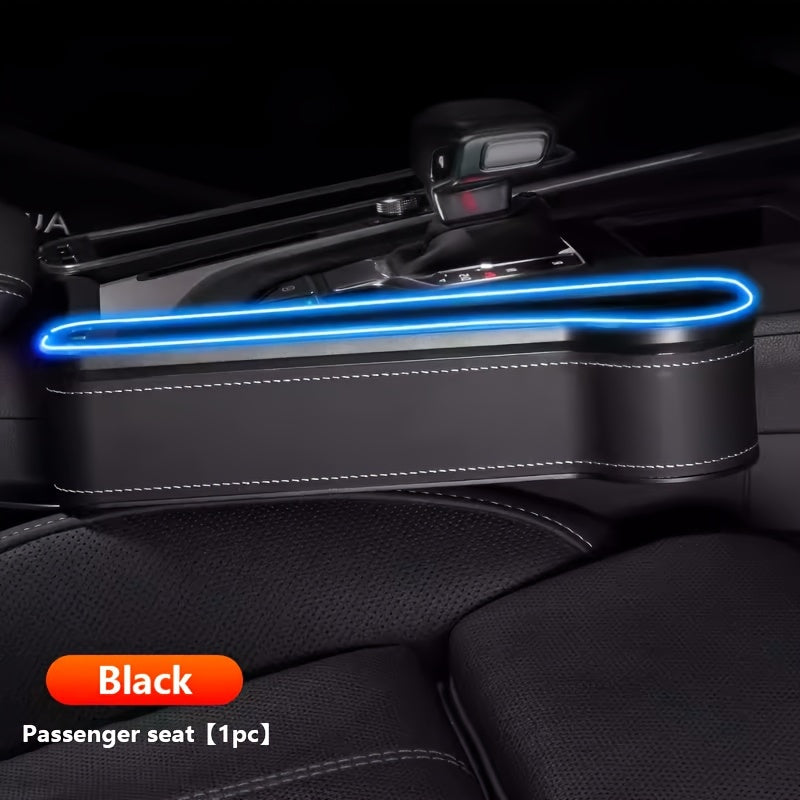 ABS Resin Car Seat Slot Storage Box with Mobile Phone Holder