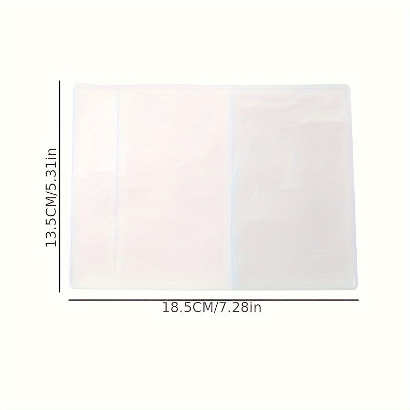 30pcs Transparent PVC Passport Protector
