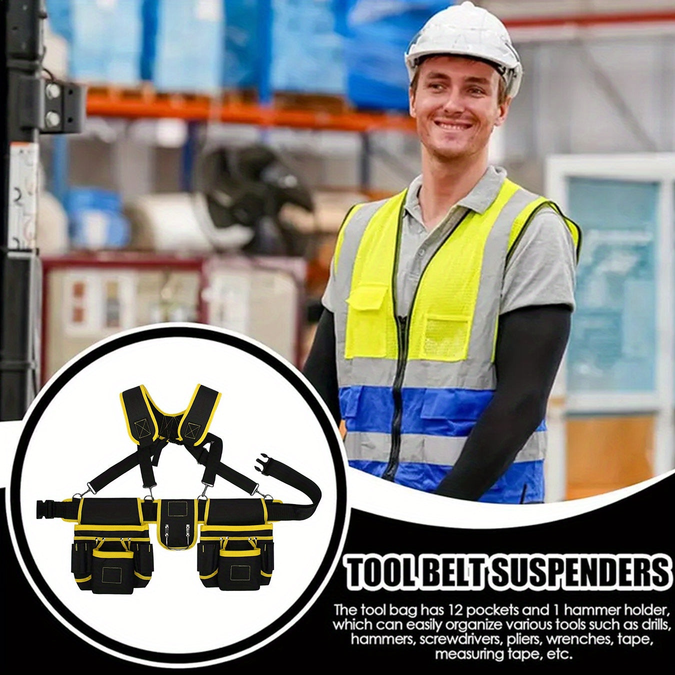 Tool Belt Tool Bag Strap Waist Combination Tool Storage Bag