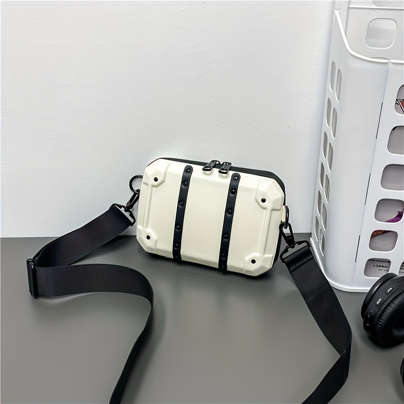 Trendy Simple Square Sling Bag For Men Women