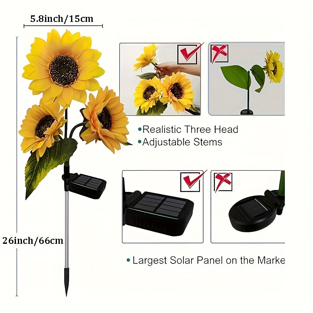 Solar Sunflower Light Outdoor Decorative Light