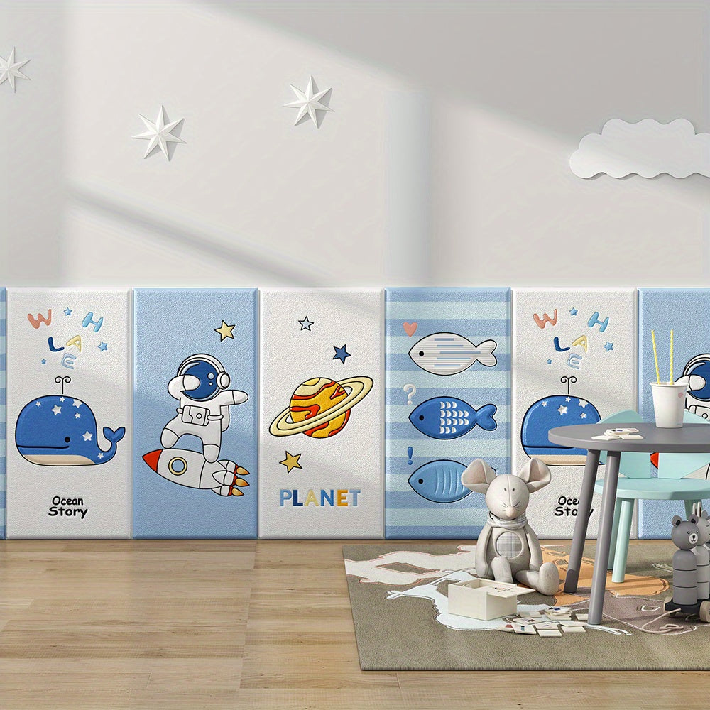 8pcs Bedside Wall Soft Pads