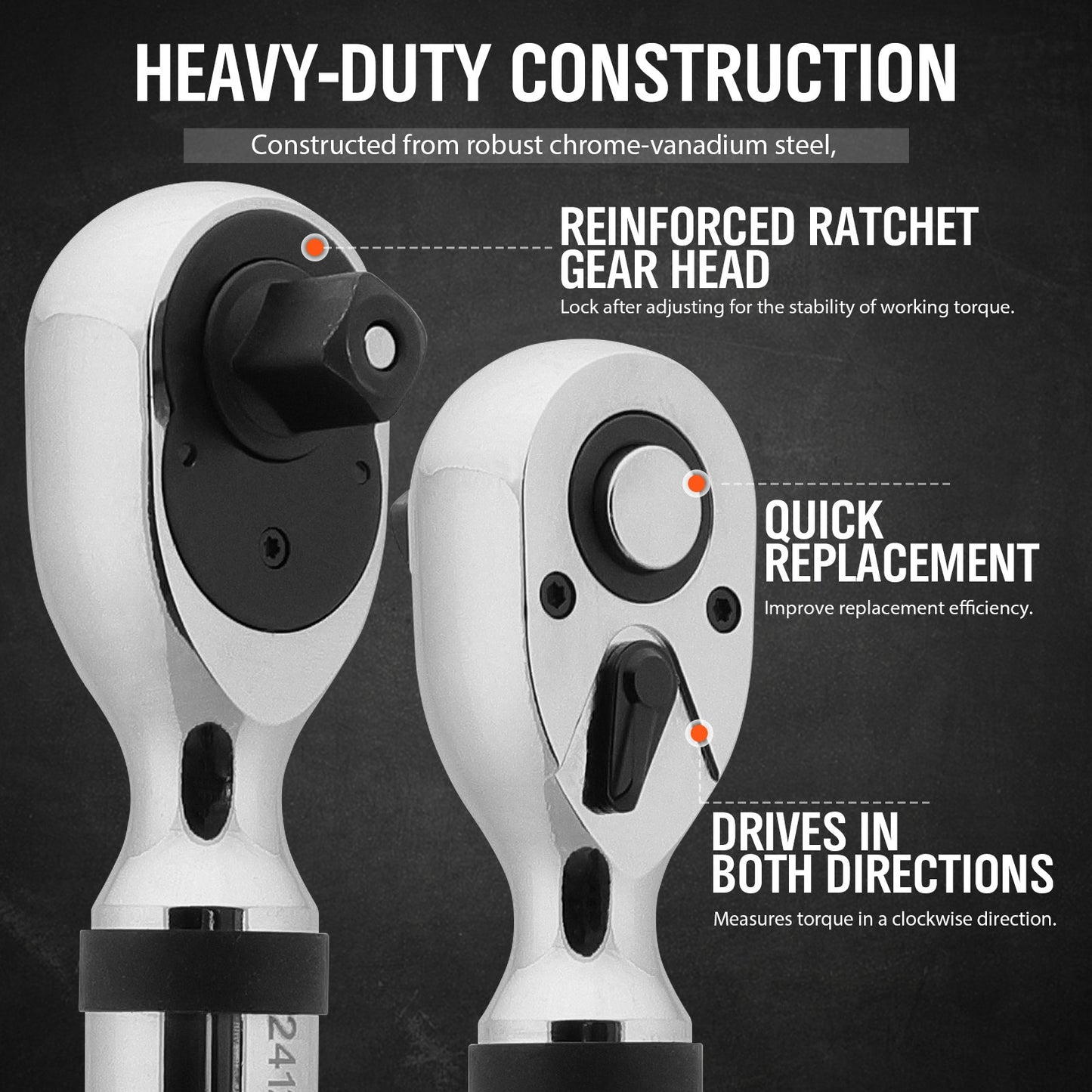 1/2'' Digital Torque Wrench Set Electronic Torque Wrench Set