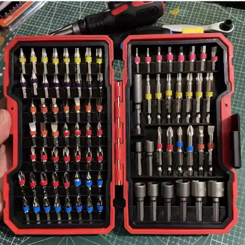 83pcs Rainbow Magic Box Electric Screwdriver Bit Set