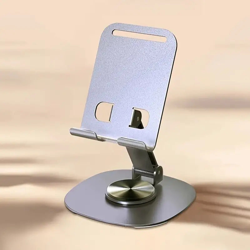 Aluminum Alloy Phone Stand - Waterproof, 360° Rotating Desk Mount