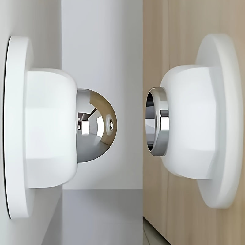 Strong magnetic door catch anti-collision floor catch