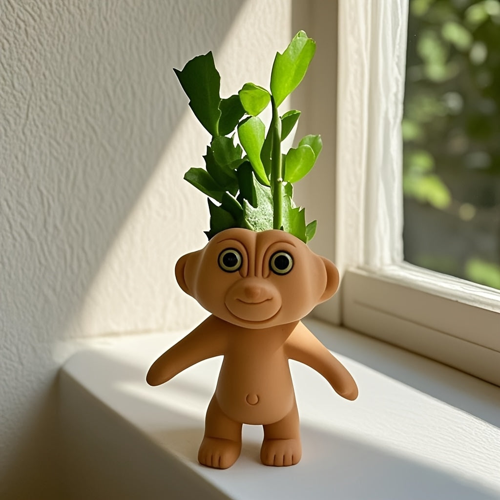 1pc Whimsical Alien Body Resin Planter