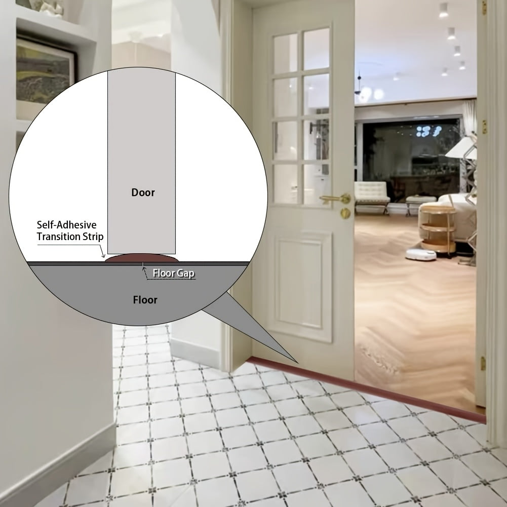 1pc Easy-to-Install PVC Floor Transition Strip