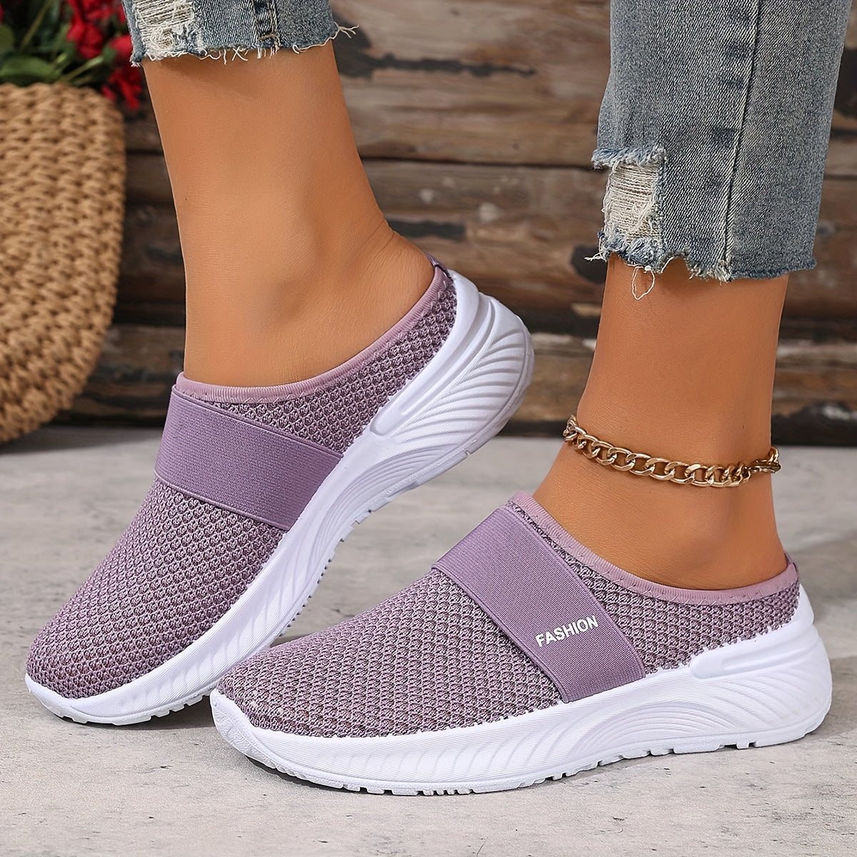 Summer Breathable Mesh Upper Shoes