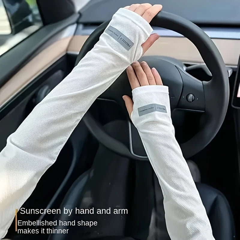 1 Pair Of Men's And Women's UV Sun Protection Cooling