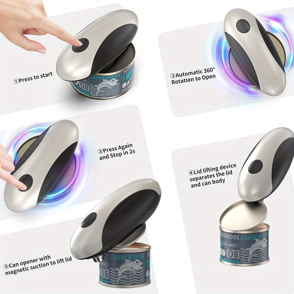 Fully automatic electric can opener