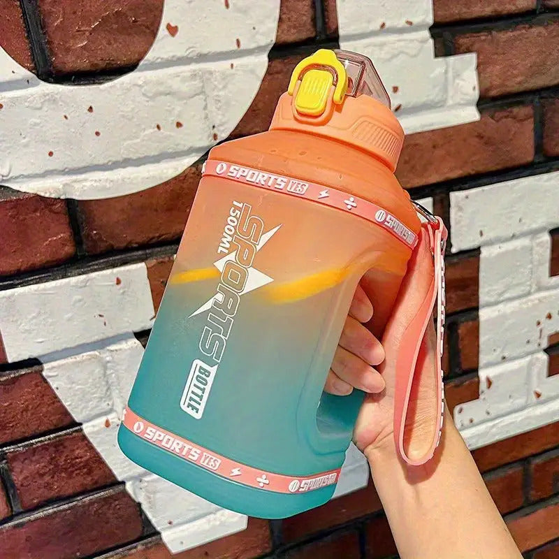 2pcs|50oz Frosted Gradient Sports Bottle