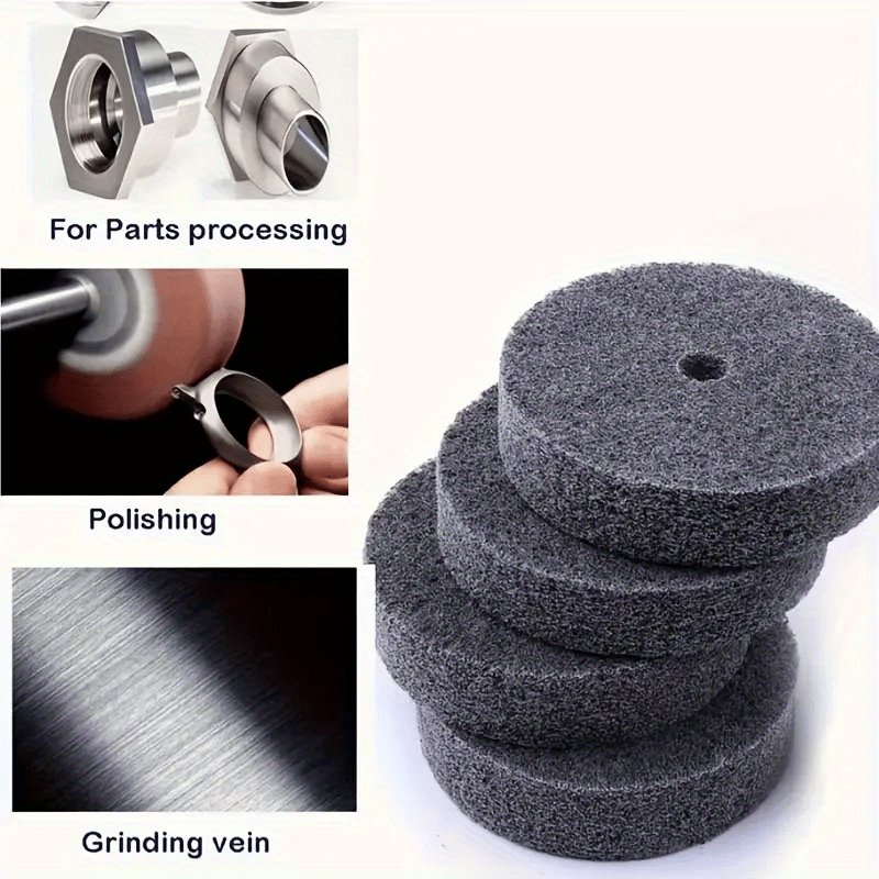 6 3-inch fiber polishing wheels
