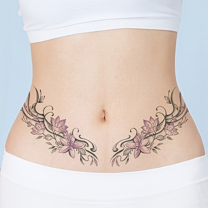 Elegant High-End Colorful Tattoo Stickers
