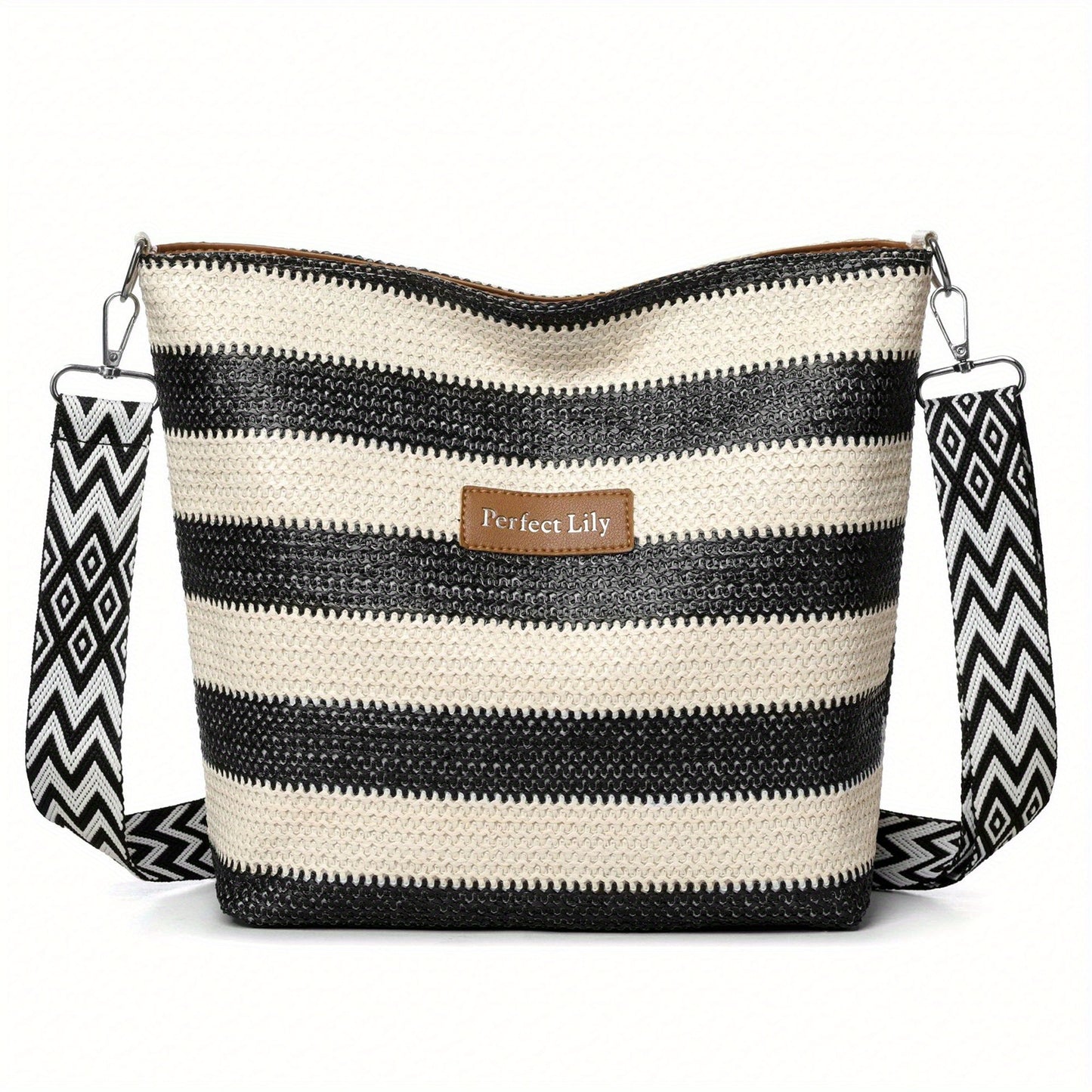 Women's Elegant Woven Crossbody Bag