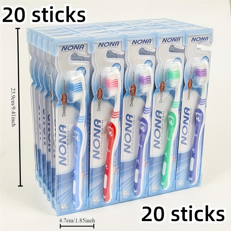 20 Soft Bristle Toothbrushes