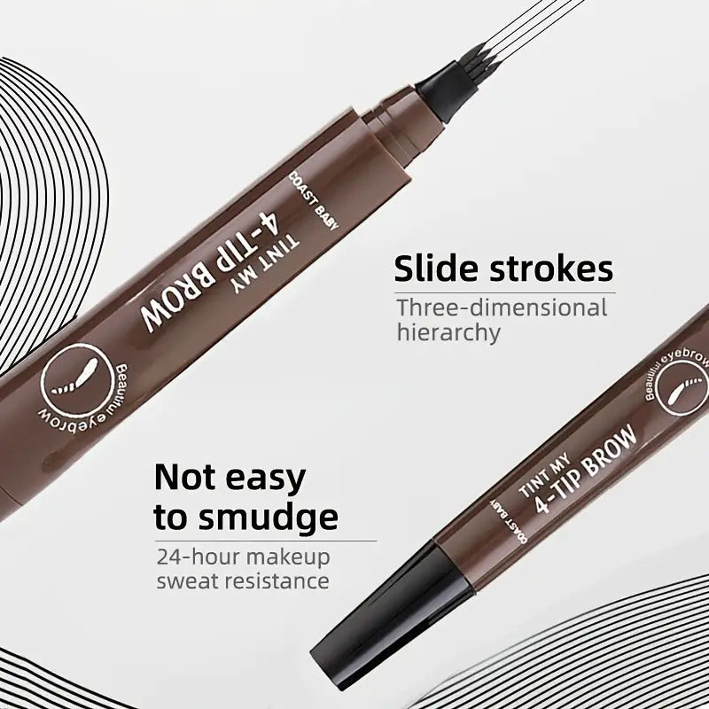 3pcs Four-pronged Eyebrow Pencil for Beginners Can Easily Get on It