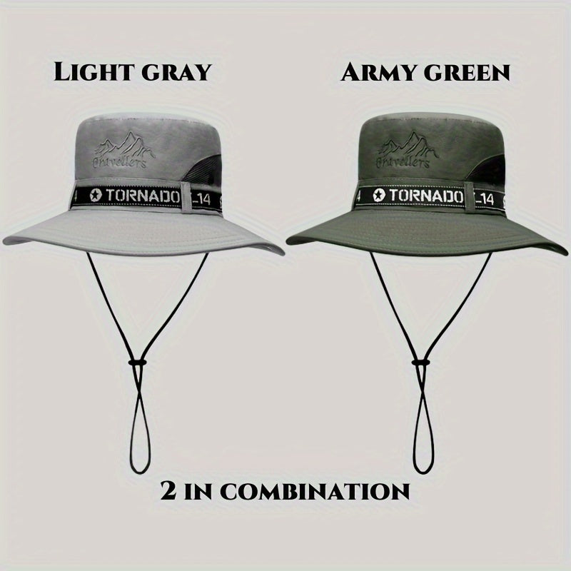 Stylish Men's wide-brim hat