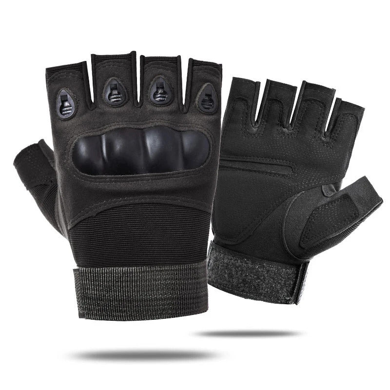 Tactical Hard Knuckle Half finger Gloves