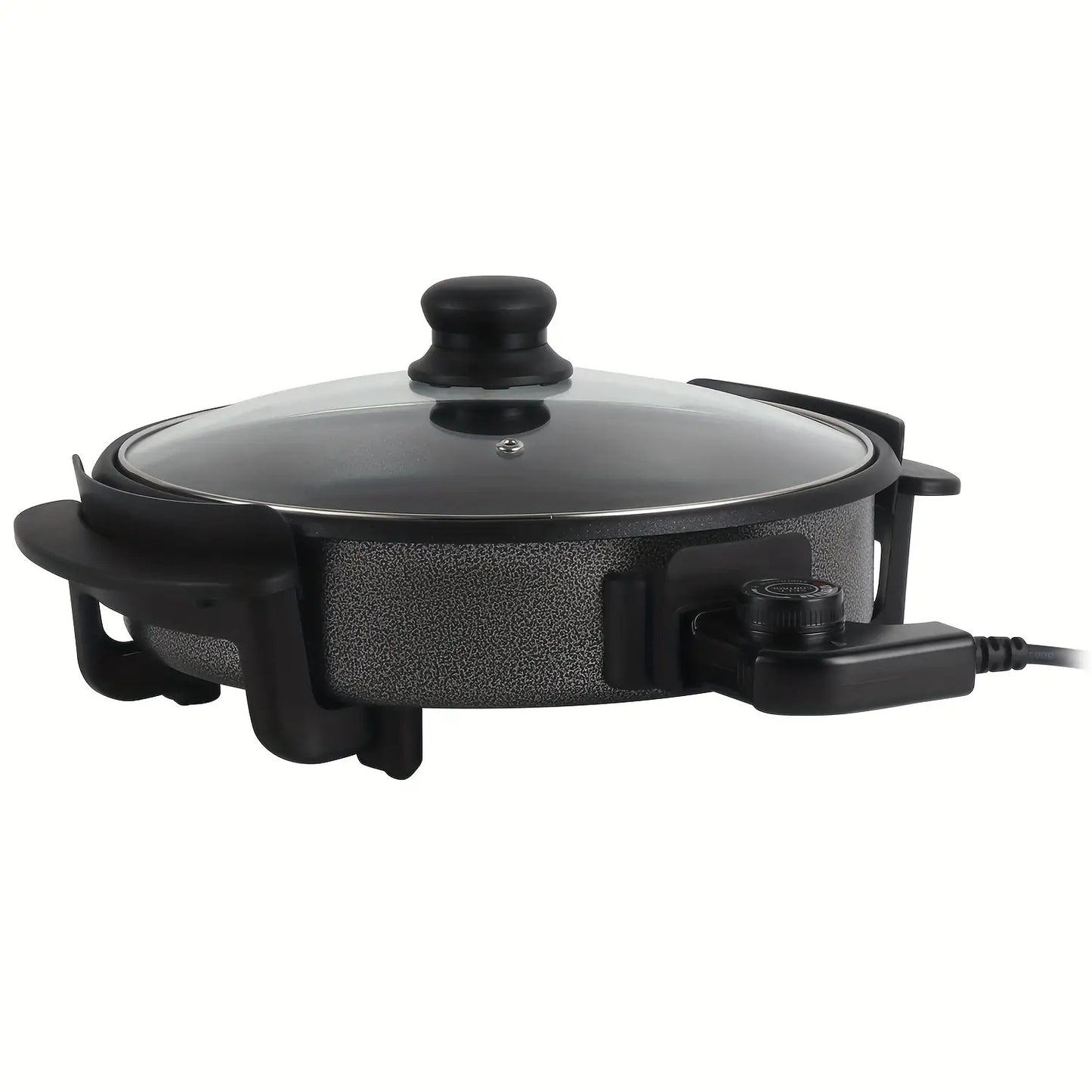 Large 42cm Electric Cooker Pan & Frying Pan with Lid