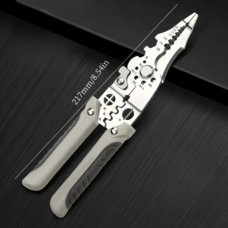 Stainless Steel Multi-Tool Electrician's Pliers