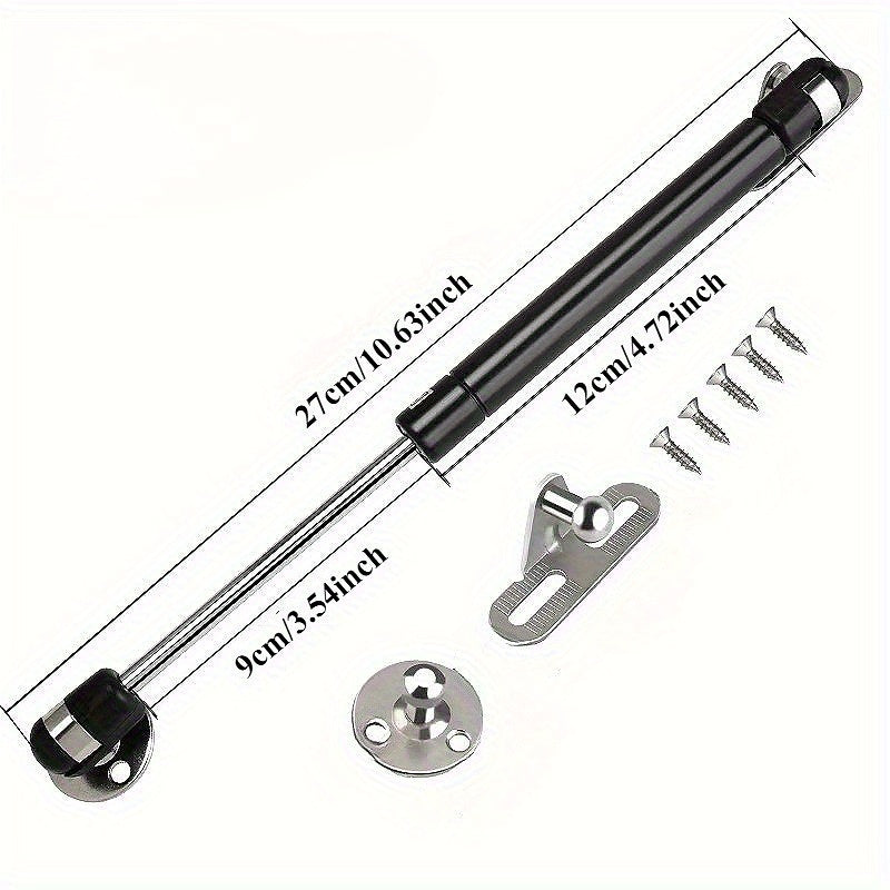 3 sets of hydraulic support rods and support hinges