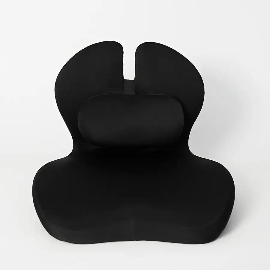 Ergonomic Double Lumbar Support Car Seat Cushion