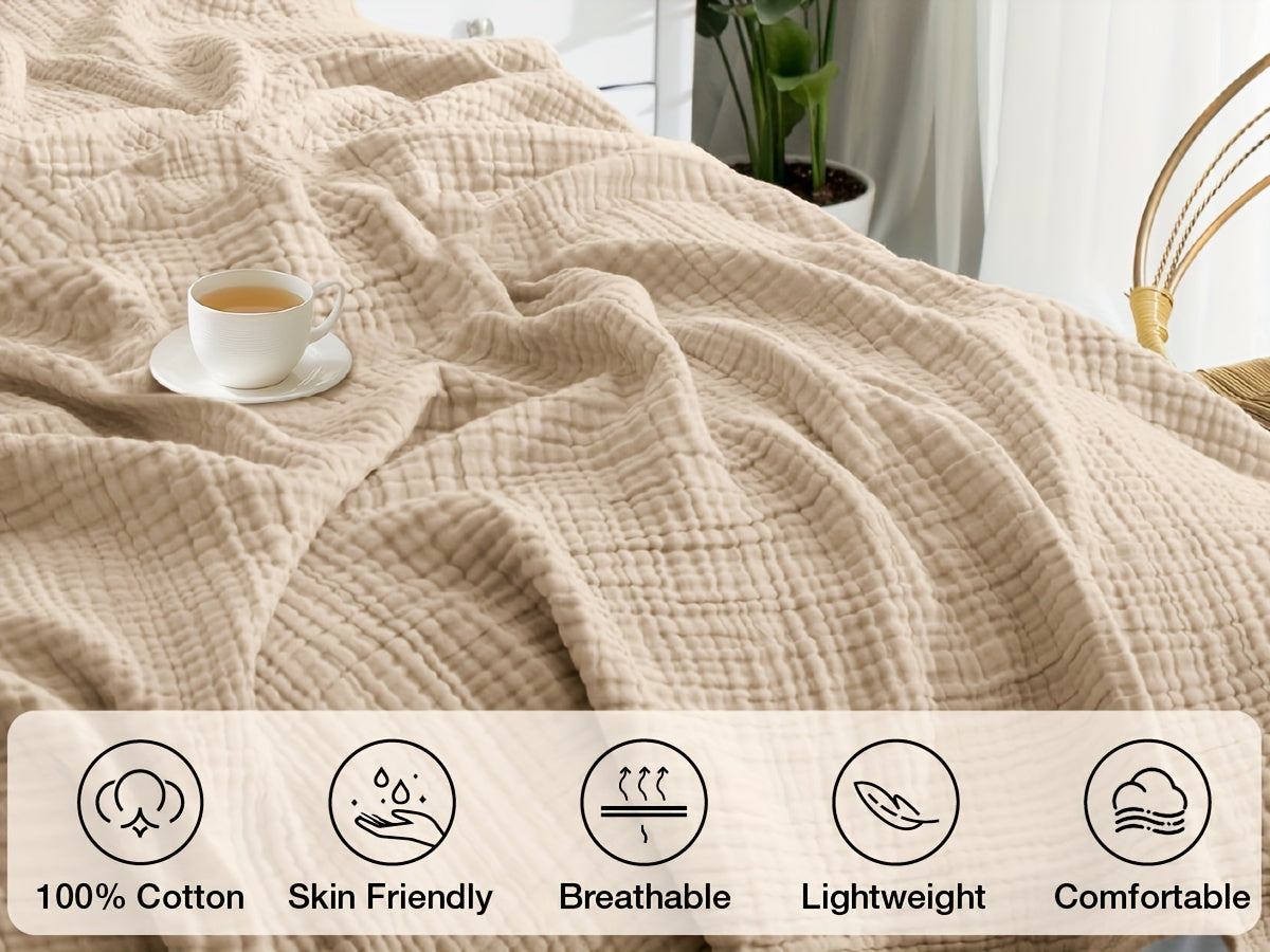 100% Cotton Muslin Blankets