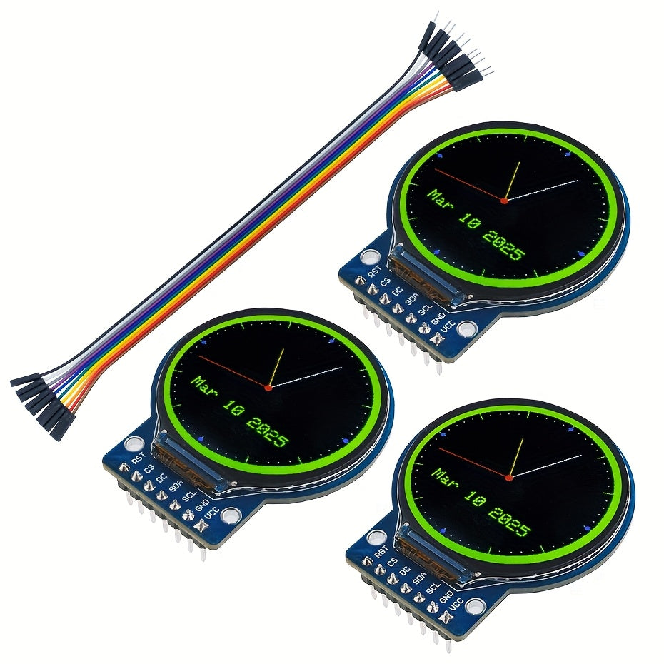 1.28 Inch LCD Display Module Round RGB 240 * 240 GC9A01 Driver