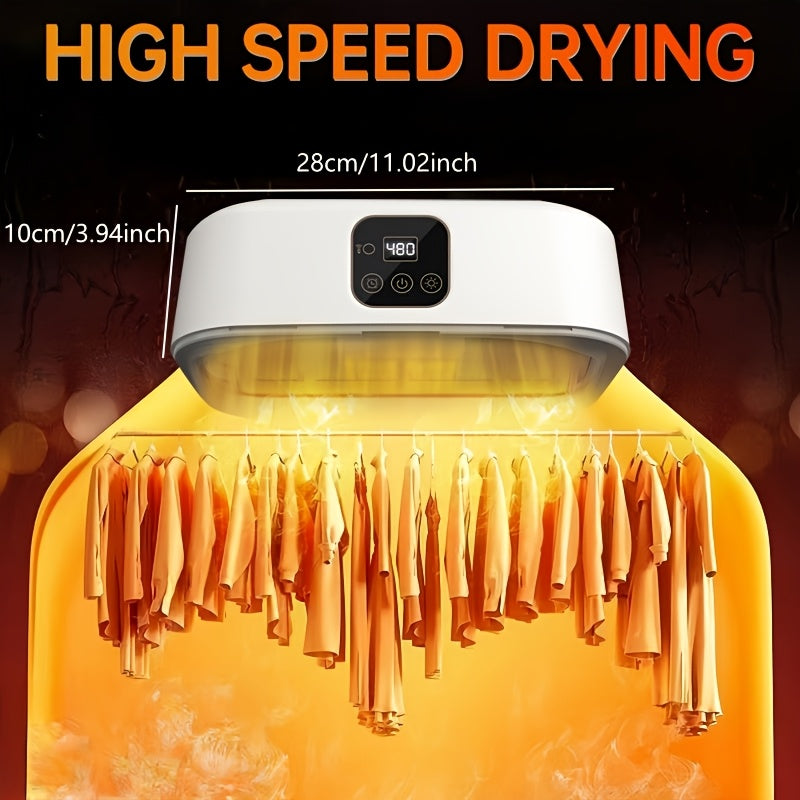 Upgraded Portable Mini Dryer with Timer Function