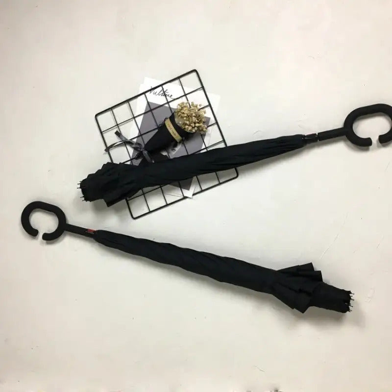 8 Ribs Portable Double Layers Umbrella