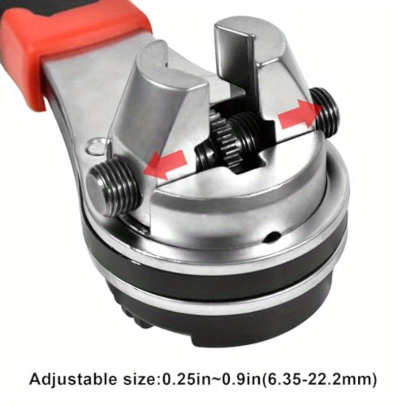 8 Inch Adjustable Ratchet Wrench Tool