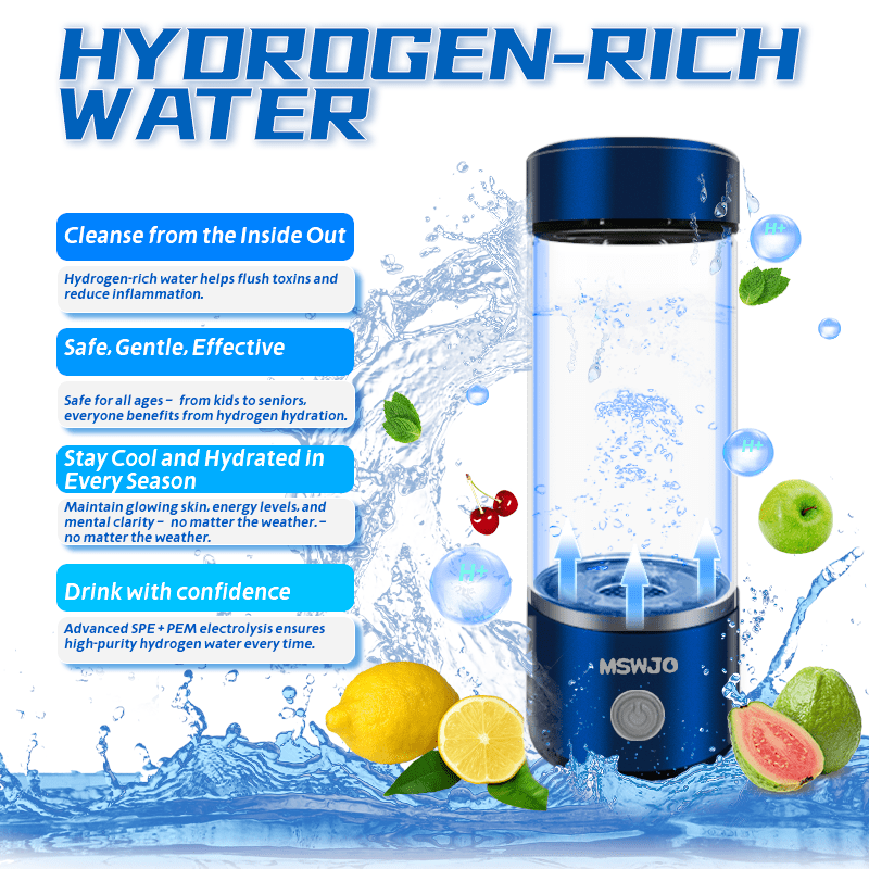 Upgrade Hydrogen Water Bottle