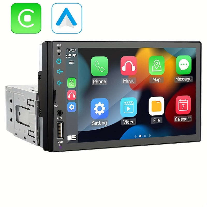 7-Inch Carplay Android Auto 1 Din Car Radio MP5 Player