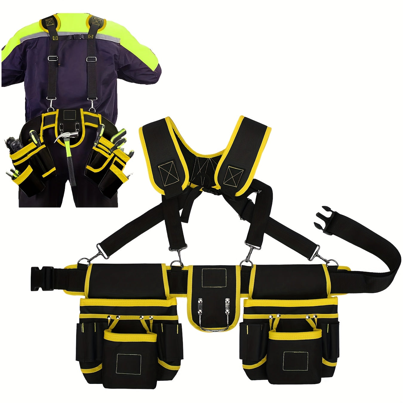 Tool Belt Tool Bag Strap Waist Combination Tool Storage Bag
