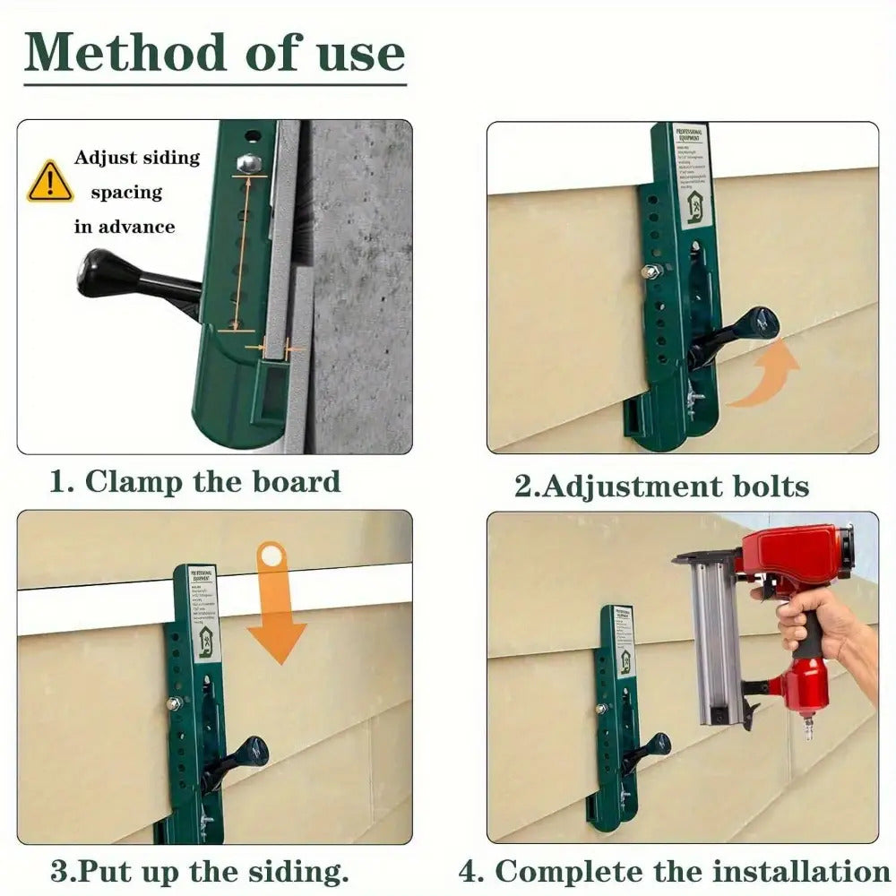 Adjustable Rubberized Grip Siding Kit