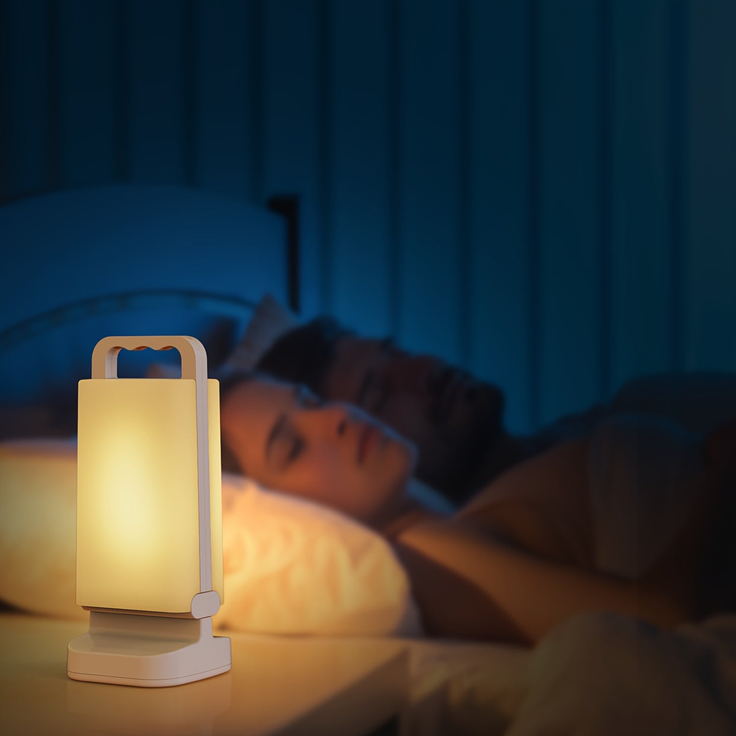 Solar Camping Lantern, Rechargeable Light With USB