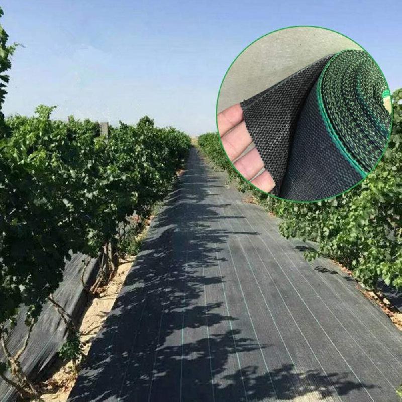 Heavy-Duty Weed Barrier Fabric - Durable Woven Landscape Mat