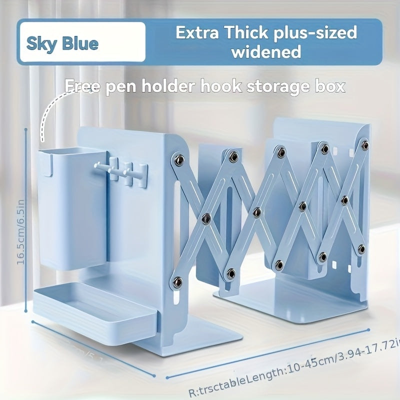 A Set of Sturdy And Versatile Retractable Bookends
