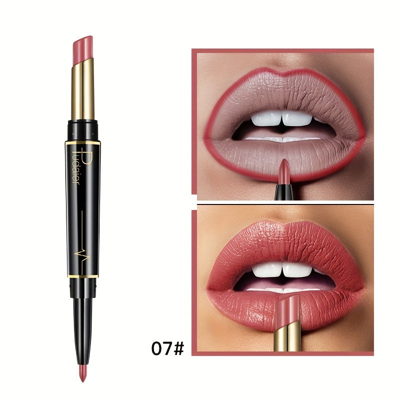 15 Color 2-In-1 Double-Ended Lipstick & Lip Liner