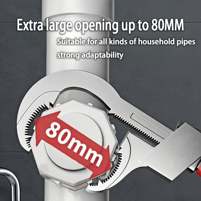 Multifunctional Bathroom Wrench Set Adjustable Pipe Wrench