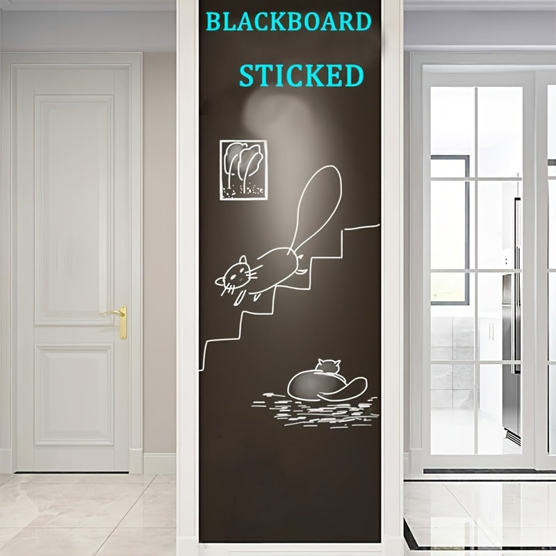 2 Rolls of Self-Adhesive Whiteboard Greenboard Chalkboard Wall Sticker