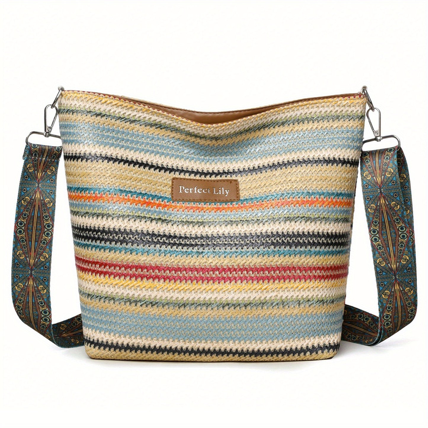 Women's Elegant Woven Crossbody Bag