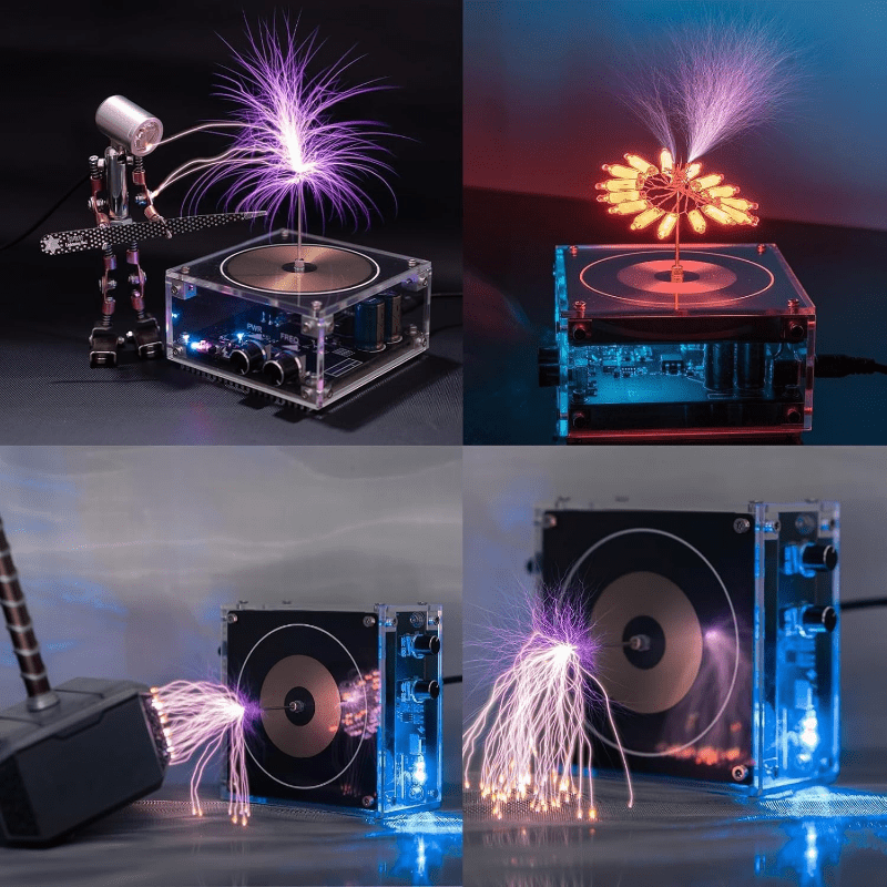 Suitable for Tesla Coil Music Speaker Plasma Storm Cool Desktop Gadget
