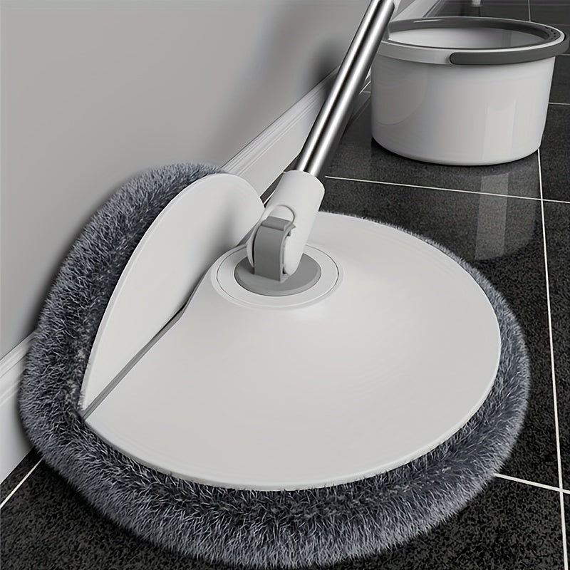 1 Set Household Spin Mop And Bucket Set, With 5 Mop Cloths