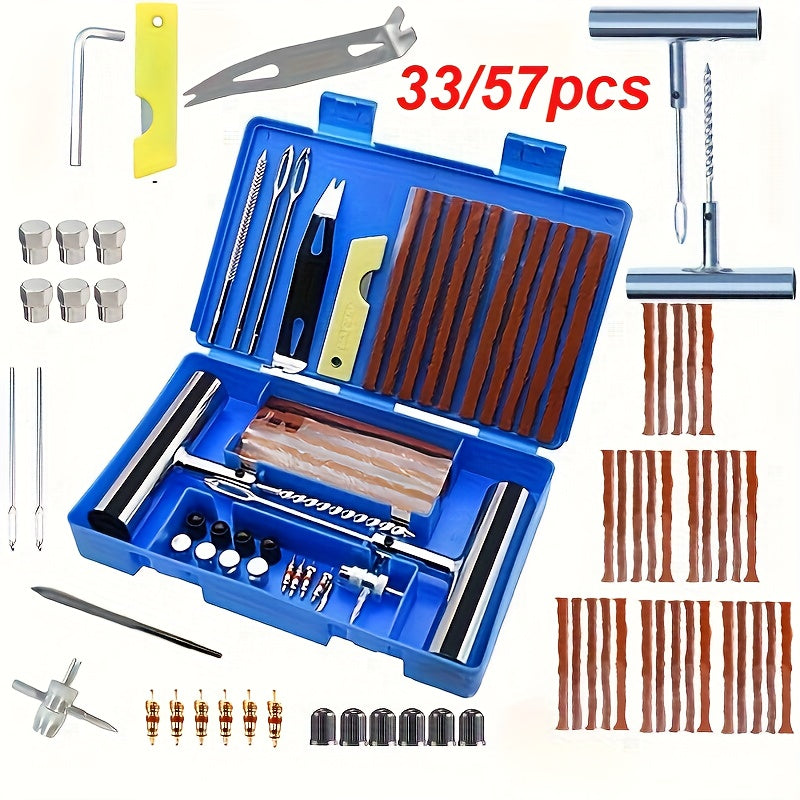 33/57pcs Auto Tire Repair Set