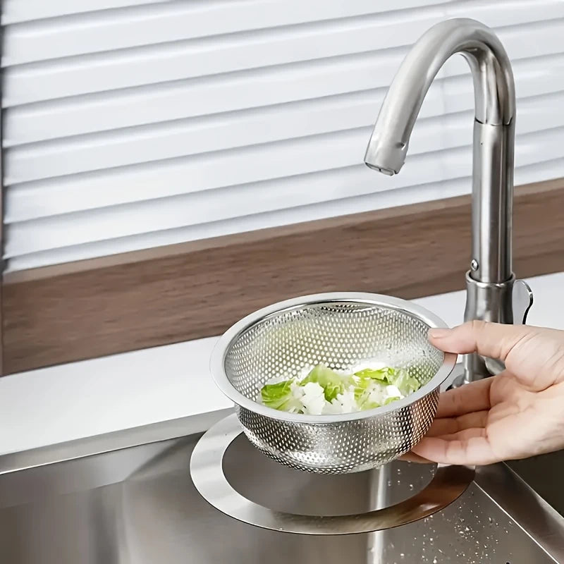 Space-Saving Stainless Steel Kitchen Sink Filter